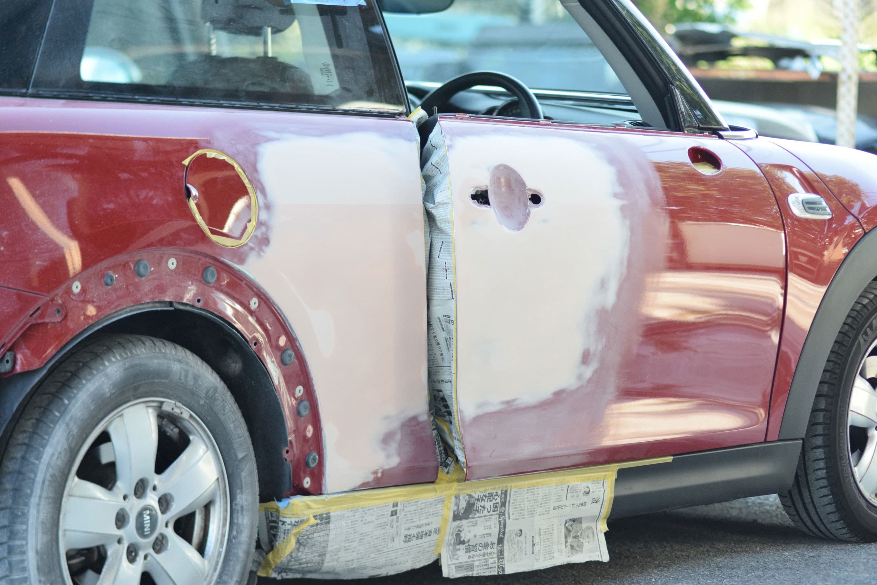 BMW mini 修理中