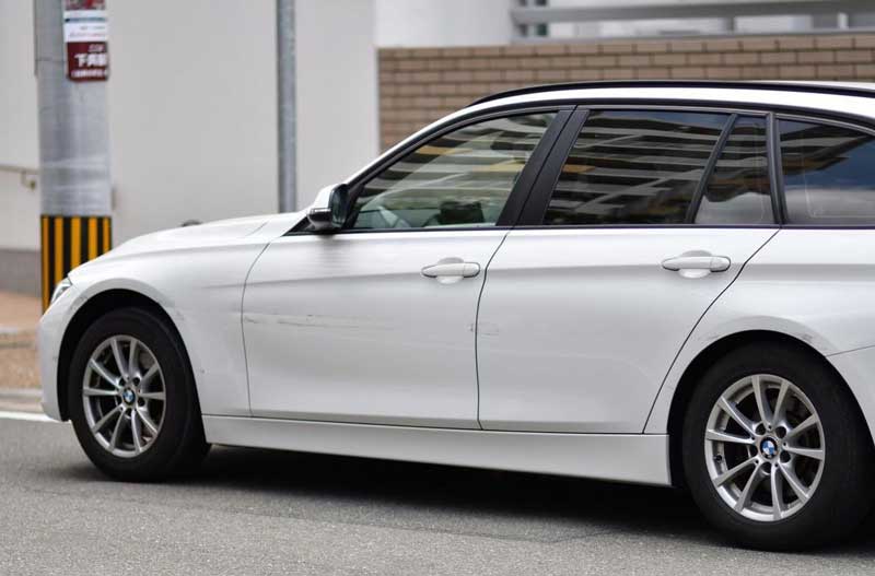 BMW 320d 修理前